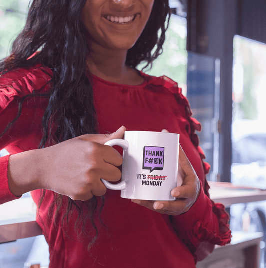 Thank F#@K It's Monday Mug - Purple